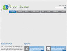 Tablet Screenshot of greenspacevietnam.com